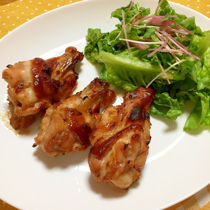一手間で食べやすい!手羽元のスタミナ焼き♪